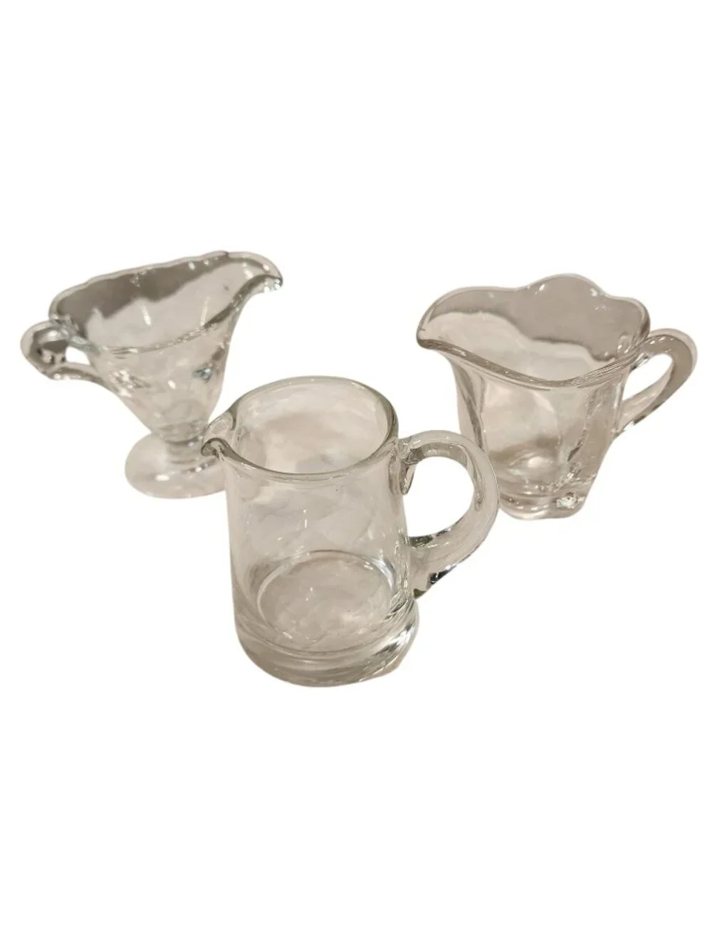 Vintage Imperial Glass Candlewick & Others Creamer / Syrup 3.5